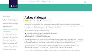 Arbocatalogus - ABU
