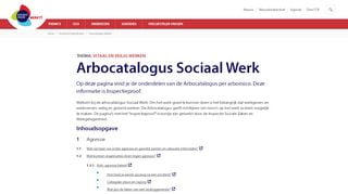 Arbocatalogus Sociaal Werk | Sociaalwerk werkt