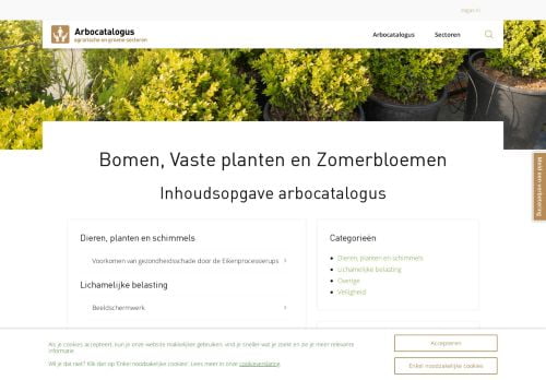 Bomen, Vaste planten en Zomerbloemen - Arbocatalogus